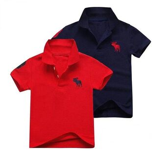 Stylish Baby Boys Polo Shirts, Short - Sleeved Cartoon Tee