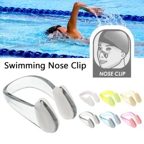4Pcs Swimming Nose Clip Earplugs Suit Swim Earplugs Small