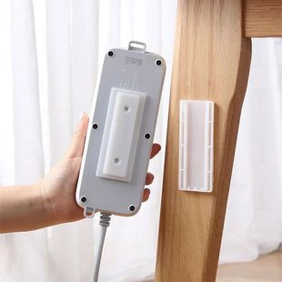 Self-Adhesive Desktop Socket Fixer Hanging Power Strip Cable