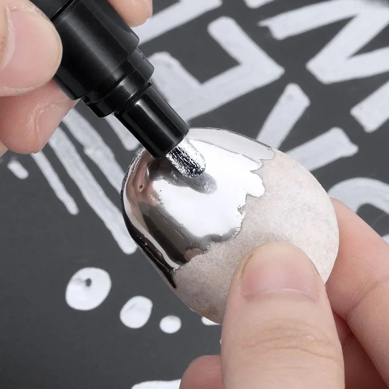 1/2pcs Mirror Marker Pen DIY Reflective Paint Pens Mirror Ma