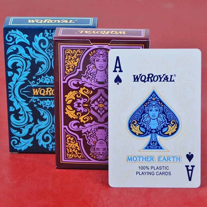 Playing Cards Waterproof PVC Frosted Magic Boxed Plastic - 实物图