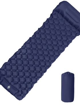 Outdoor Camping Inflatable Mattress Sleeping Pad With Pillow