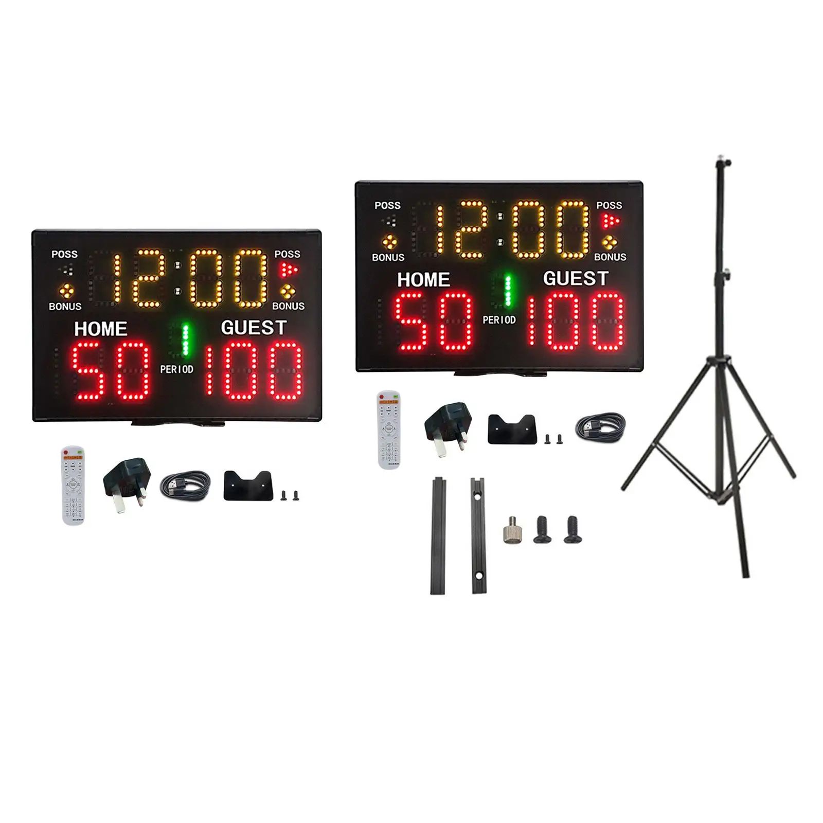 Tabletop Digital Scoreboard Score Keeper Wall Hanging Electr
