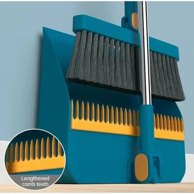Broom and dustpan set combination, home sweeping broom, non