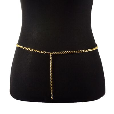 Summer Beach Metal Body Chain Waist Chain Accessories for