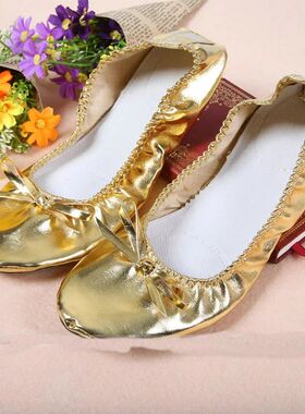 Leather Ballet Bellly Slippers Dance Shoes