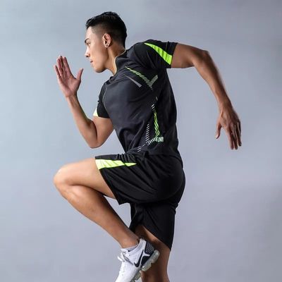 Men's Running Sets Summer Sportswear Breathable Gym