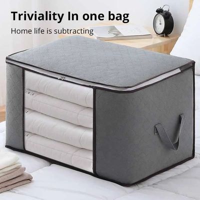 Non Woven Cotton Quilt Storage Bag Large Capacity Clothing