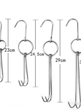 Stainless Steel Beef Meat Clasps Duck Goose Turkey Hooks Roa