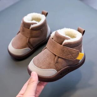 Winter Baby Shoes Boys Girls Warm Plush Toddler Snow Boots