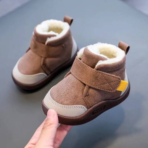 Winter Baby Shoes Boys Girls Warm Plush Toddler Snow Boots