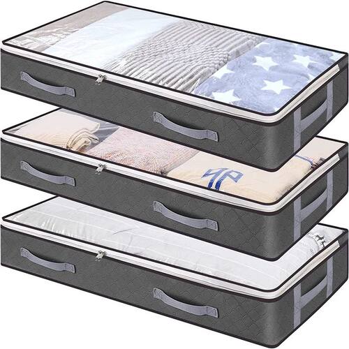 Under bed Storage Bag For Portable Foldable Quilt Bags Wardr