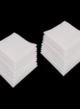20pcs Pure Cotton White Handkerchiefs Women Men Hanky Hankie