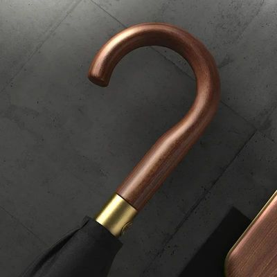 Luxury 16K Long Umbrella Men Windproof Wooden Automatic Umbr