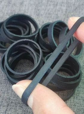 Black Rubber Band Elastic Rubber Bands Stretch Rubbe