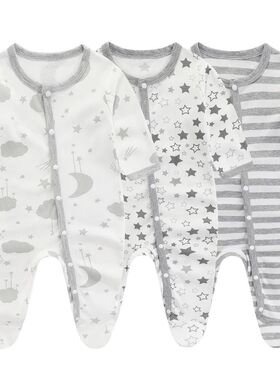 Newborn Baby Bodysuit 2024 Spring Baby Clothes Summer Girl R