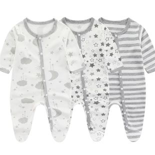 Newborn Baby Bodysuit 2024 Spring Baby Clothes Summer Girl R