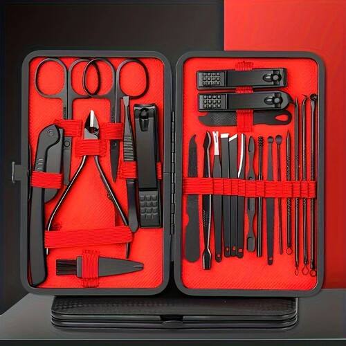 7-24pcs Professional  Nail Clippers Kit - Ultra Sharp Finger