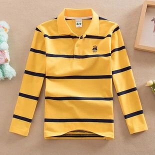 Chic Striped Polo Shirts for Boys, Kids Comfy Casual Wear