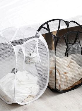 3pcsDirty Clothes Basket Skeleton Ventilated Foldable