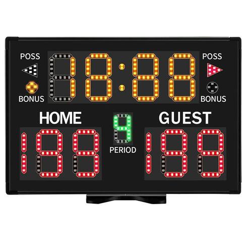 Electronic Basketball Scoreboard, Portable Digital Scoreboar