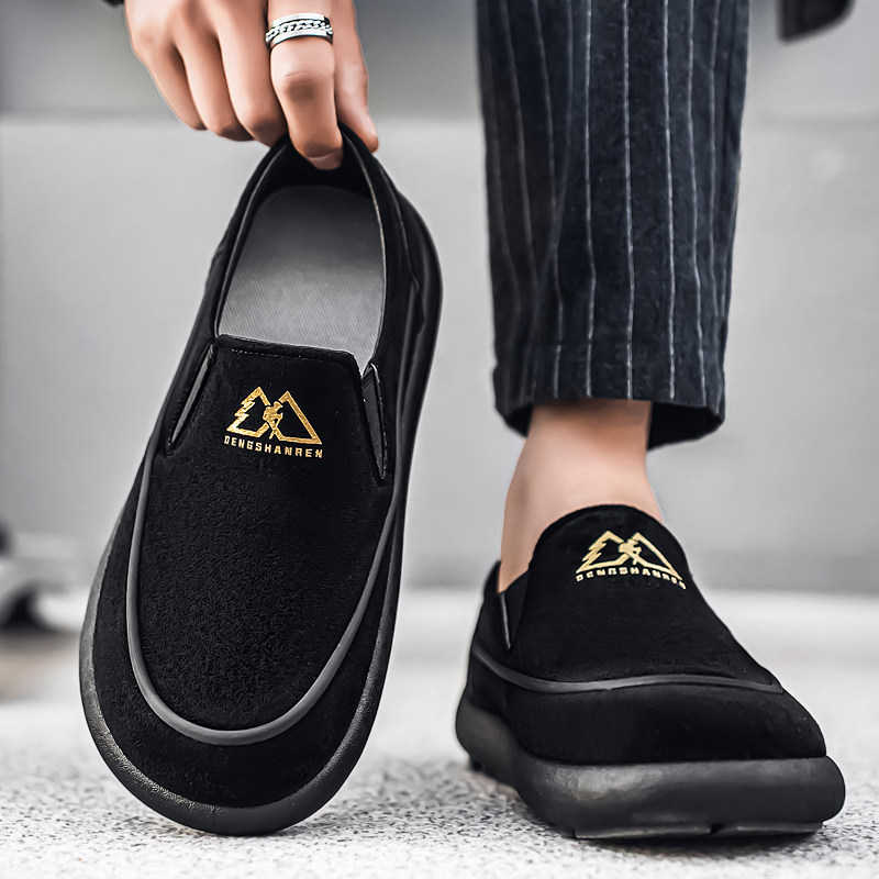 勃肯男鞋春季2026新款懒人一脚蹬软底豆豆鞋通勤工作百搭休闲鞋46,流行男鞋,乐福鞋（豆豆鞋）,淘宝优惠券,粉丝福利购,淘宝优惠卷