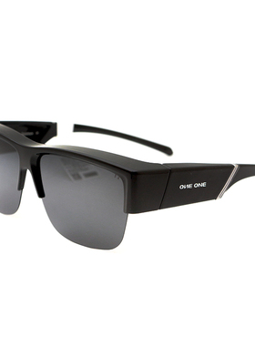 【新品上市】one偏光套镜半框方型太阳镜男女可套近视眼镜76076