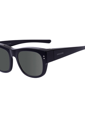 oneone偏光套镜近视太阳镜男女夹片反光墨镜驾驶潮流眼镜7622