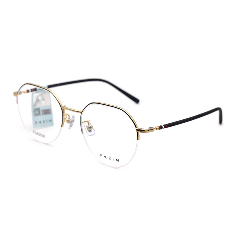 PARIM派丽蒙前卫近视镜架男时尚半框气质中性镜框女小脸百搭82506