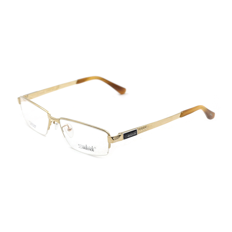 大脸日本纯钛全框黑色近视眼镜