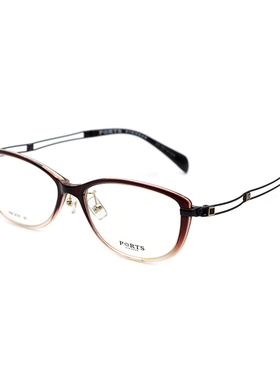正品PORTS眼镜架时尚潮流商务精致女款光学近视镜框 POF14707