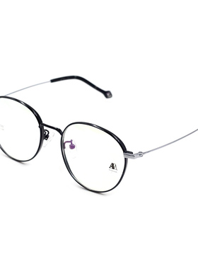 Aibyamani近视眼镜框女韩版潮复古圆脸细边文艺圆框眼镜架AT201