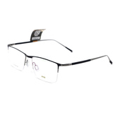 钛质半框近视眼镜架男款 JEEP 吉普商务光学镜框正品 潮眼镜片T8190