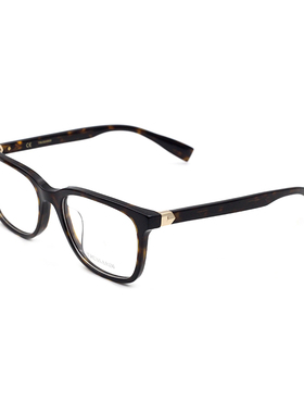 trussardi杜鲁萨迪眼镜韩版复古黑色眼镜框女显瘦方形镜框VTR125