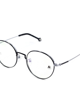 Aibyamani爱阿玛妮眼镜框女眼睛框镜架男近视眼镜金属文艺AT201