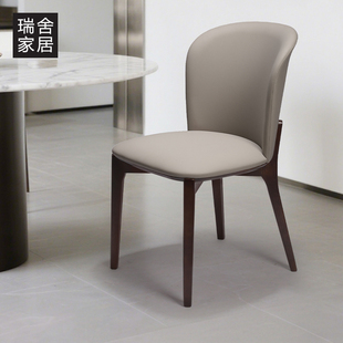 餐椅家用轻奢高级感餐厅靠背椅子小户型餐桌椅吃饭凳子2025新款