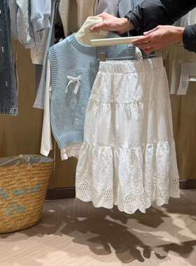 2026新款童装女童春夏棉中童加棉半身裙秋冬120-170