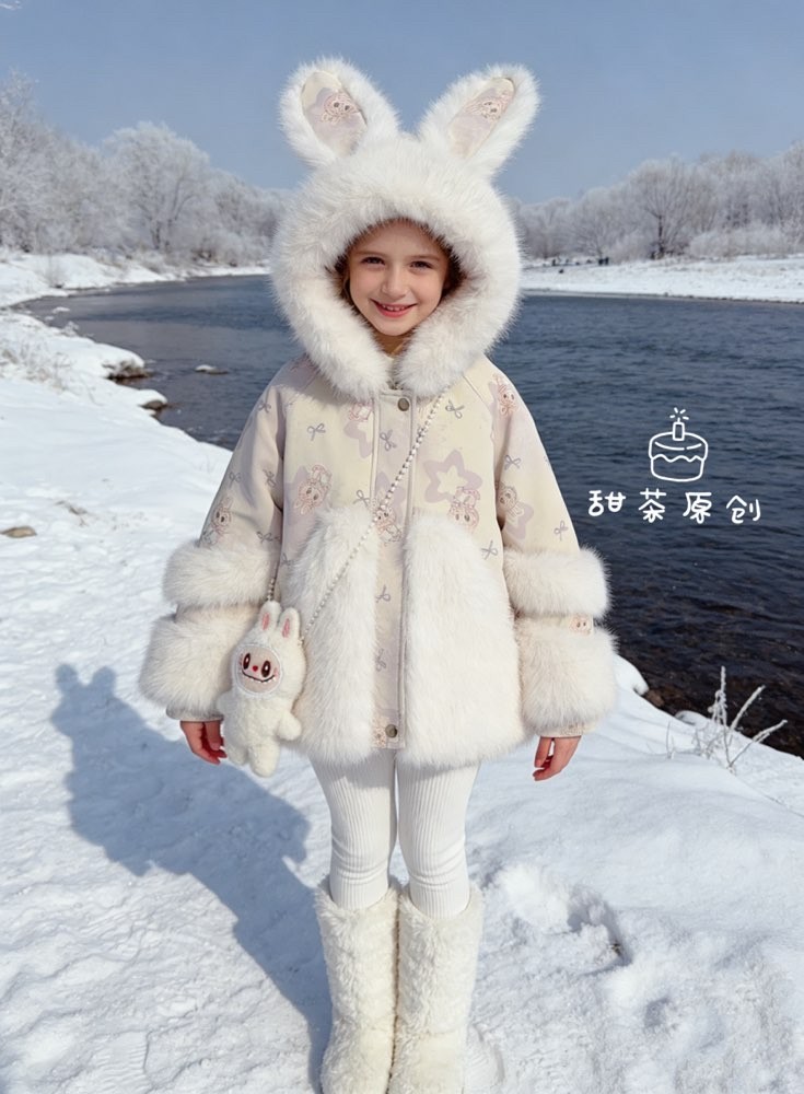 甜茶2026新款女童加厚保暖羽绒服儿童洋气时髦外套中童冬季羽绒服,童装/婴儿装/亲子装,普通外套,淘宝优惠券,粉丝福利购,淘宝优惠卷