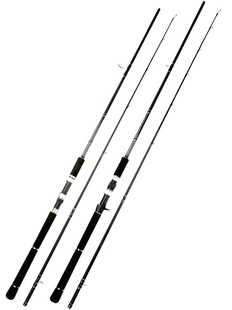 渔名捕战斧二代远投抛锚鱼路亚竿 H硬度大物轻雷杆2.7-3米海钓竿