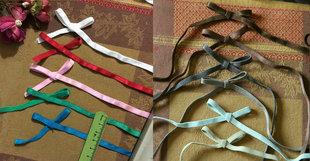 多色入 有光泽橡经绳带6 7mm宽 159D 客供 5元 4米 特价