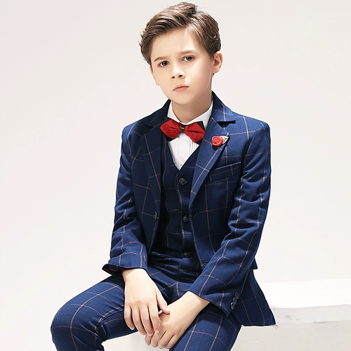 Детский костюм мальчика цветочника, классический костюм, платье, в корейском стиле