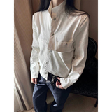 半立领夹克男款春季潮牌高级感cleanfit帆布短款外套JK52-P75，男装夹克，电商A330-1