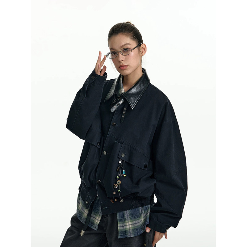 25/秋季巴恩风工装外套女JK152-P88,男装工装外套,电商A330-1