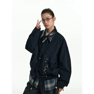 25/秋季 巴恩风工装外套女 JK152-P88图片