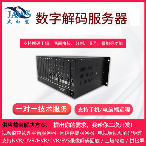 多屏输出数字矩阵网络解码拼接