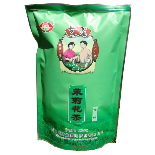 芝龙洪河茉莉花茶200克