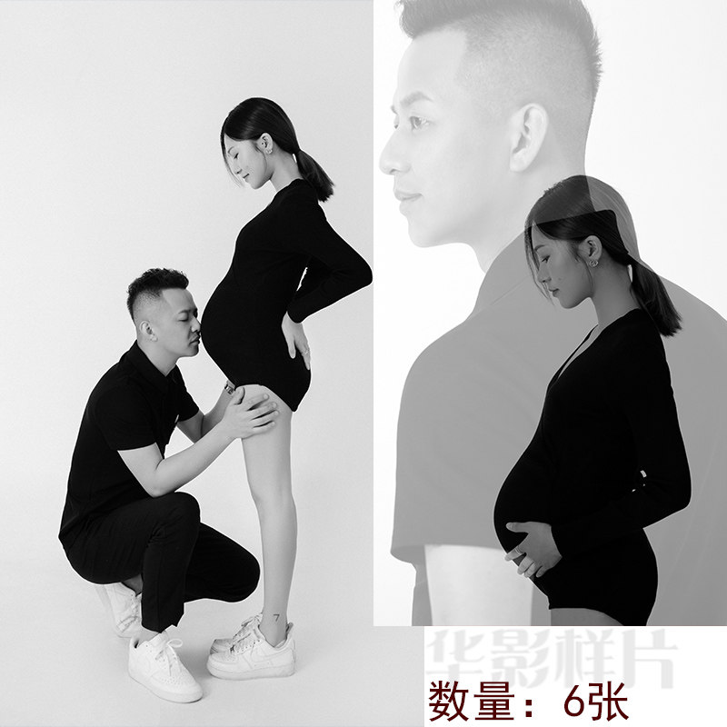 展会孕妇照样片孕妇照黑白剪影高级黑白样版样片p87