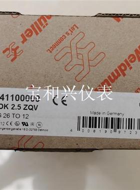 魏德米勒WDK2.5 ZQV   订货号1041100000