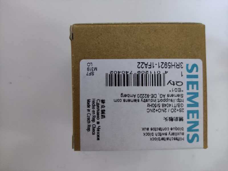 西门子3RH5921辅助触头3RH5921-1F