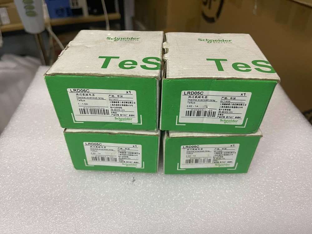 施耐德LRD05C热过载继电器,0.63-1a库存备件,-议价